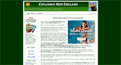 Desktop Screenshot of exploringnewengland.com